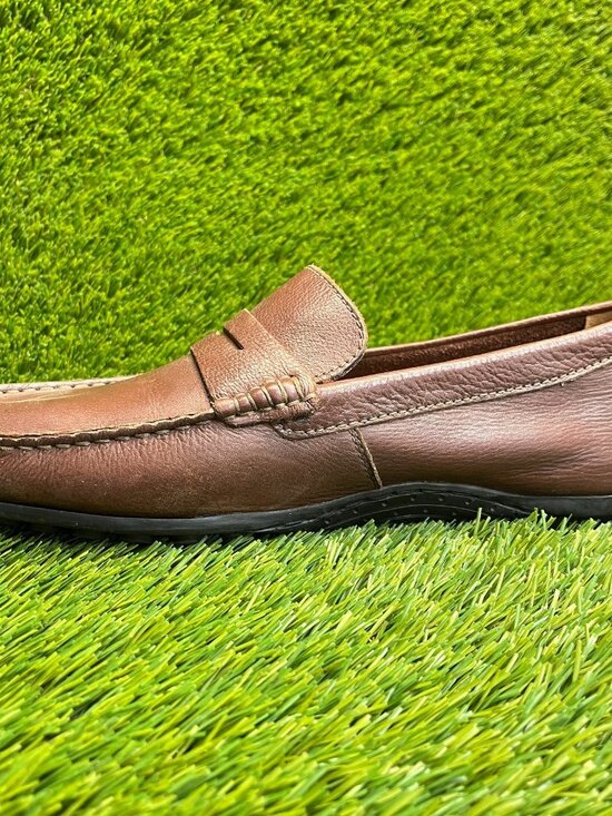 Clarks Ashmont Way Mens Size 11 Brown Casual Classic Leather Sip On Loafer Shoes main image 9